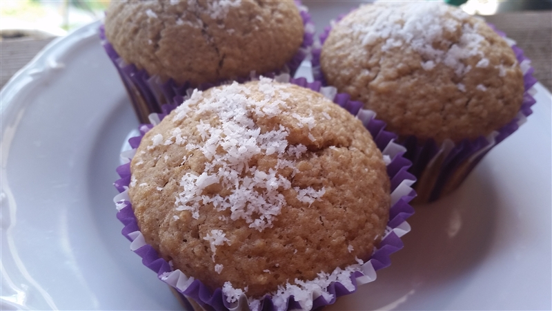 SCHNELLE KOKOS MUFFINS - Deutsch